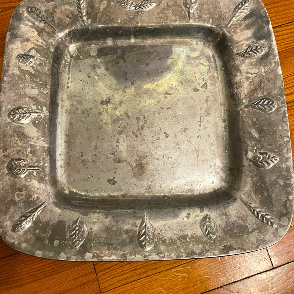 Sterling platter